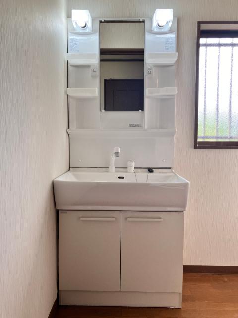 草加市金明町アパート 洗面