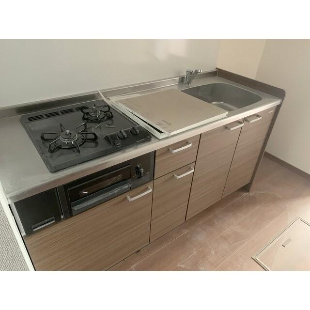 草加市花栗アパート キッチン