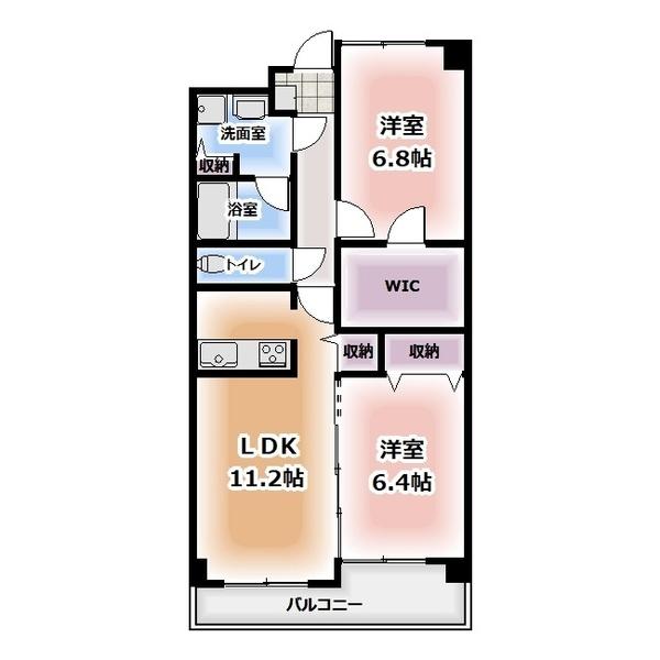 ベルザイア（201） 間取り図画像
