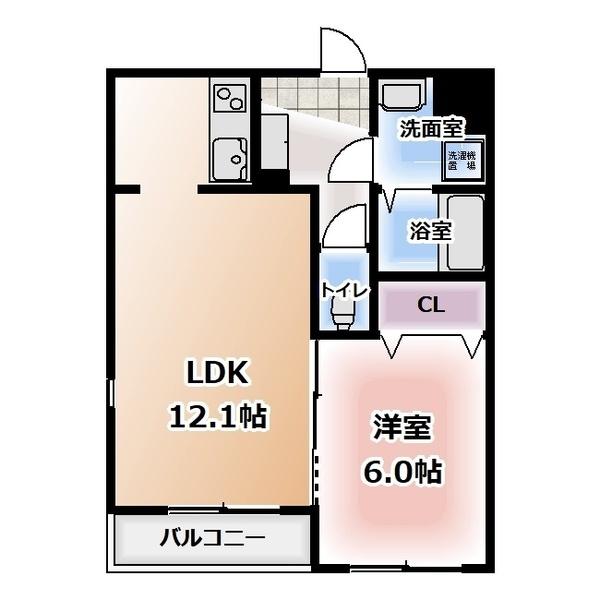コーポはざま（202） 間取り図画像