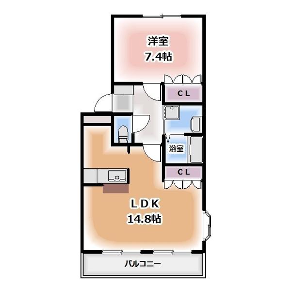 ヒルズ伊勢山（201） 間取り図画像