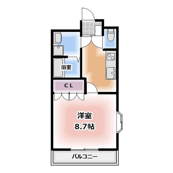 スクエア105（201） 間取り図画像