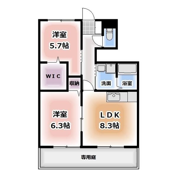 サンシャインクロノス（101） 間取り図画像