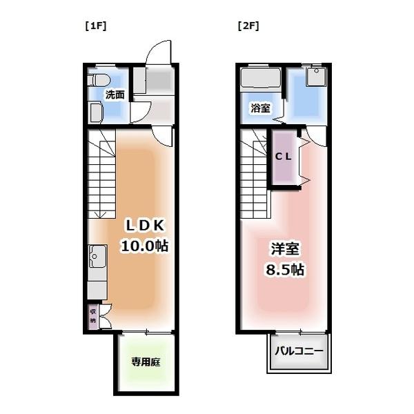 ハイツRIANA（102） 間取り図画像