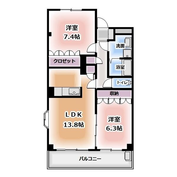 ガーデニングヒルズレオ（207） 間取り図画像