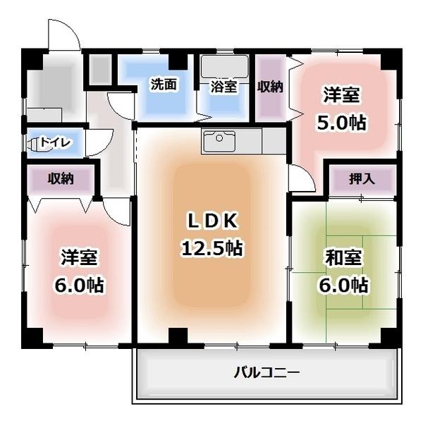 トリニティ高田寺（403） 間取り図画像