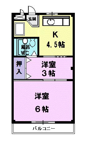 フェイマス師勝（201） 間取り図画像