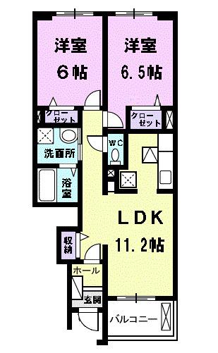 アルドール（102） 間取り図画像