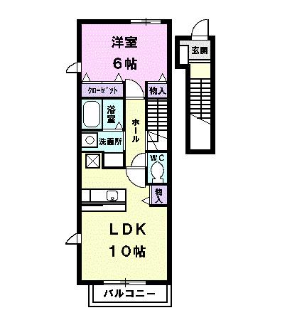 クローバー（203） 間取り図画像