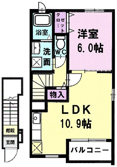 サンフラワー（203） 間取り図画像
