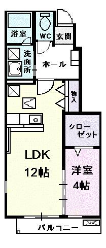 エテルノ　カーサ（102） 間取り図画像