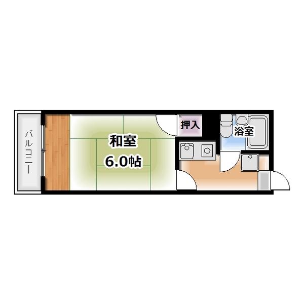 コーポ東出（202） 間取り図画像