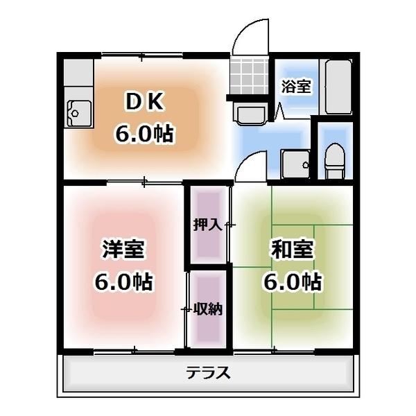 堀部ハイツ（105） 間取り図画像