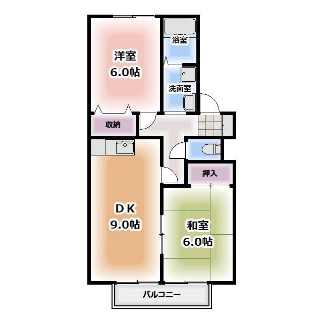 サンパーク美田（103） 間取り図画像