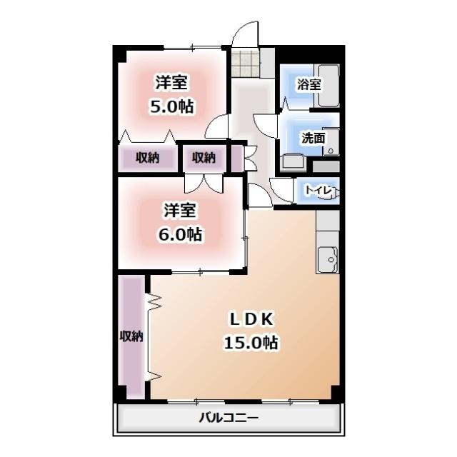 グリーンシティ岩倉（201） 間取り図画像