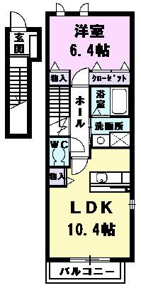 インディアンサマー（201） 間取り図画像