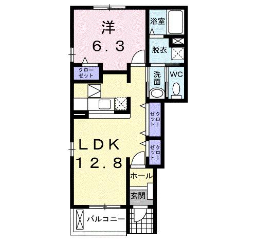 ドゥーメゾン　ＮⅡ（101） 間取り図画像