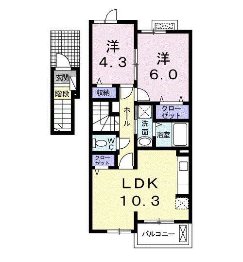 ＦＲＡＩＳＥ（203） 間取り図画像