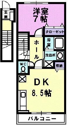 ビューラーⅡ（202） 間取り図画像
