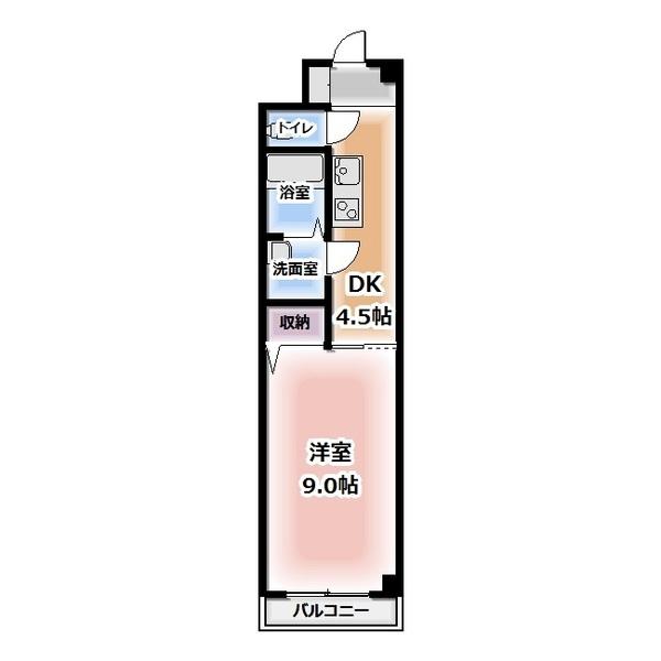 グリーンコートK（205） 間取り図画像