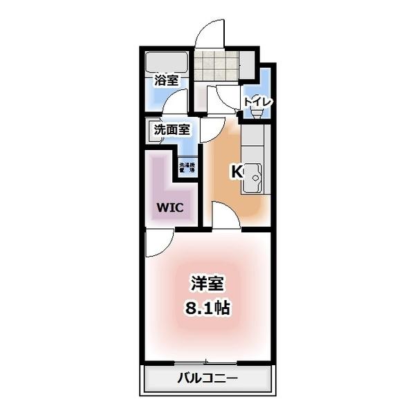 レジデンス林先（408） 間取り図画像