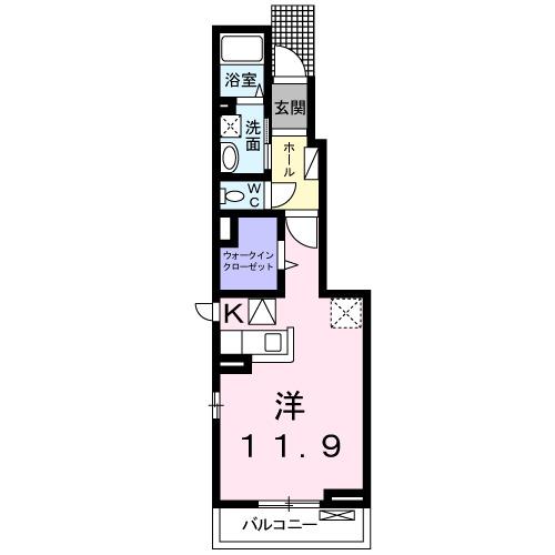プリート　Ｅ（102） 間取り図画像
