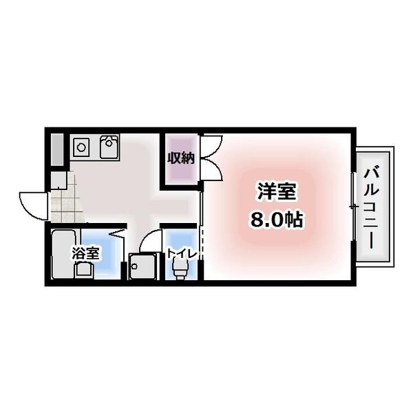 スプリングワン合田（101） 間取り図画像