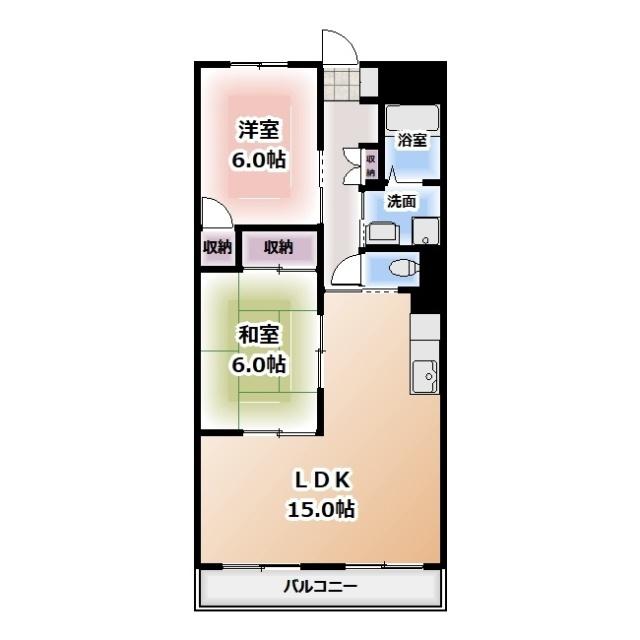 ドミール栄（405） 間取り図画像
