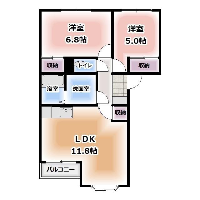 エレガンス新栄（201） 間取り図画像
