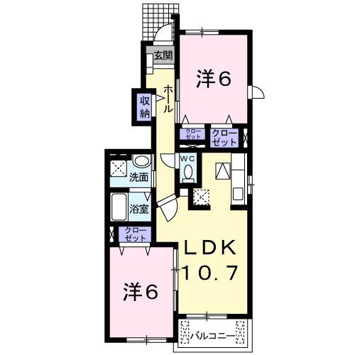 ティンカーベル（101） 間取り図画像