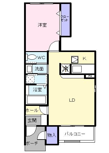 ソレイユ（102） 間取り図画像