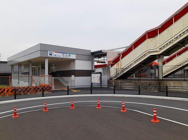 名鉄犬山線　石仏駅：1020m