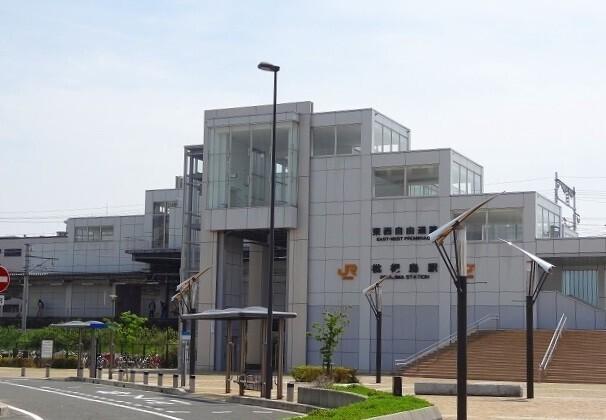 ＪＲ東海道本線　枇杷島駅：1200m