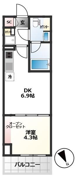  間取り図写真
