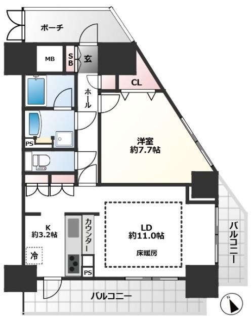  間取り図写真