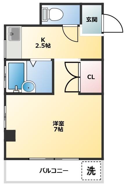 和幸ビル（302） 間取り図画像