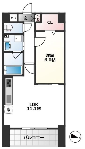 福信館（804） 間取り図画像