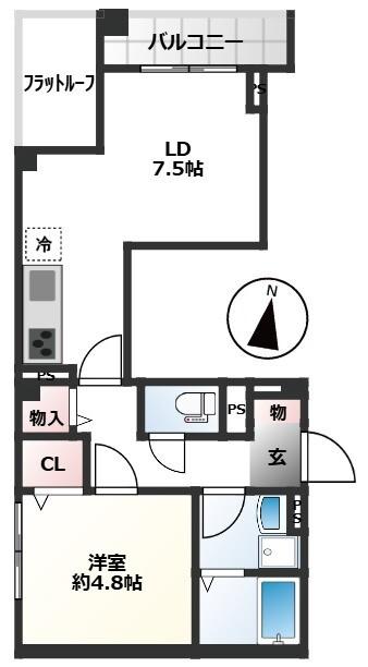 ハピネス　ミノリ（302） 間取り図画像