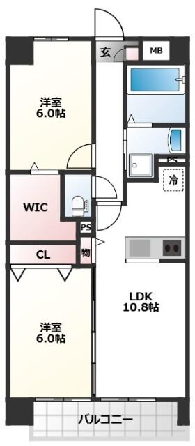 プライムアーバン千駄木（401） 間取り図画像