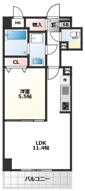 ウィステリアート（303） 間取り図画像