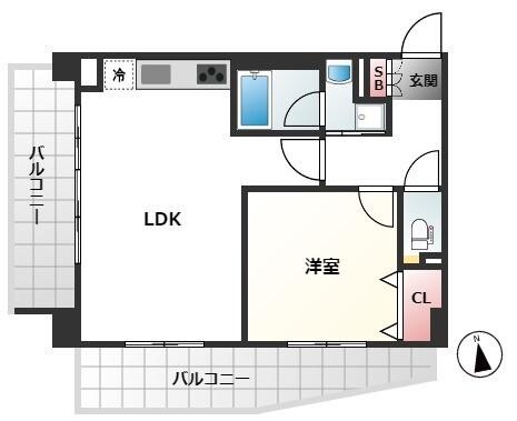 オーキッドレジデンス三ノ輪Ⅱ（202） 間取り図画像