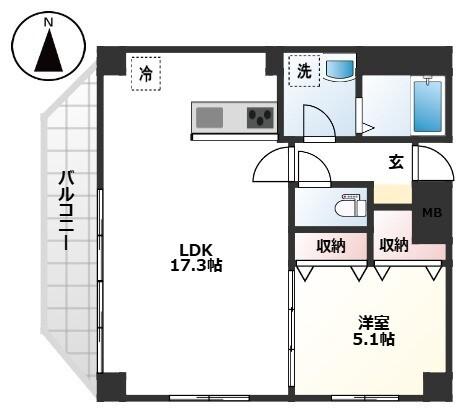 カルム日暮里レジデンス（601） 間取り図画像