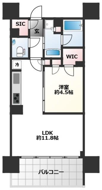アトラス日暮里イーストレジデンス 間取り図画像