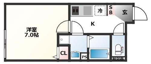 COCOCUBE西日暮里（503） 間取り図画像