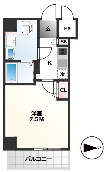 グランパーク町屋（505） 間取り図画像