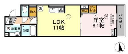 グラナーデ東日暮里（303） 間取り図画像