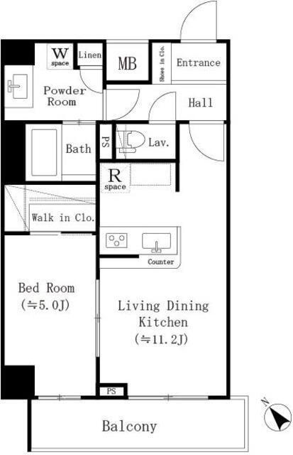 ＭＡＩＳＯＮ．Ｏ．（201） 間取り図画像