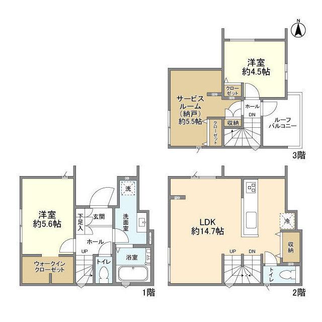 Kolet高野#02 間取り図画像