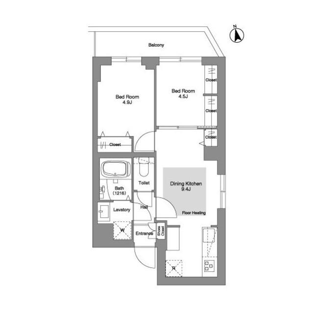 コンフォリア・リヴ文京千駄木（308） 間取り図画像