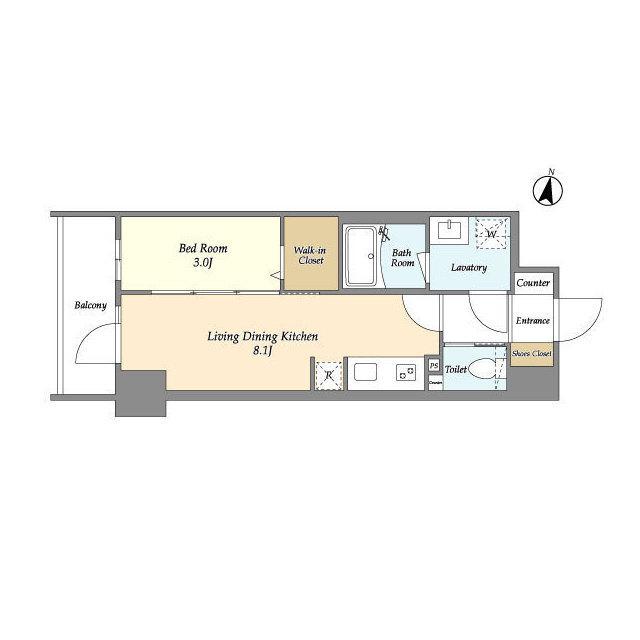 ＨＦ北千住レジデンス（1004） 間取り図画像